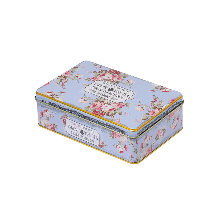 New English Teas Vintage Floral Teabag Tin