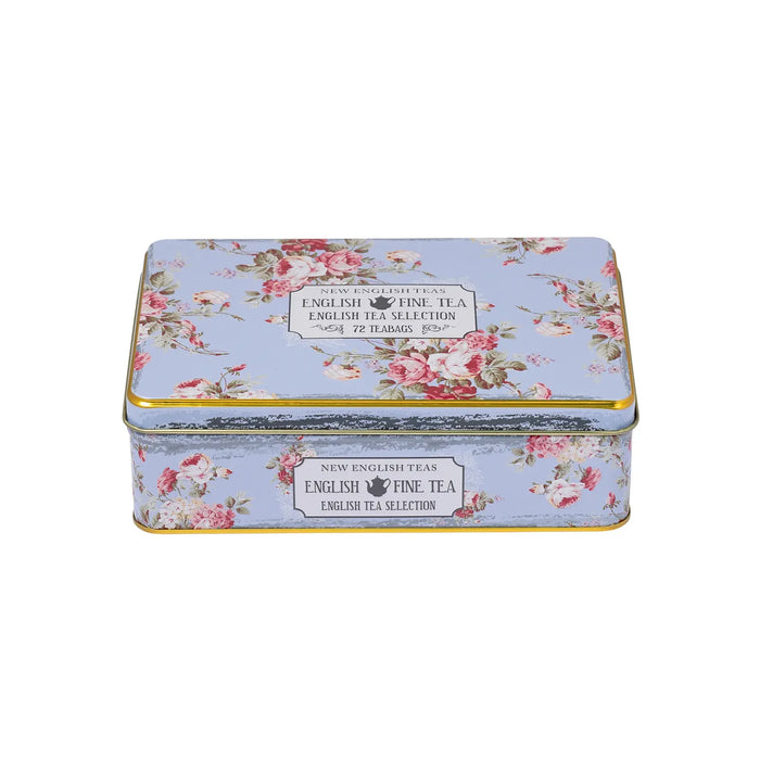 New English Teas Vintage Floral Teabag Tin