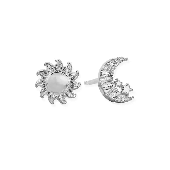 ChloBo Moon And Sun Stud Earrings