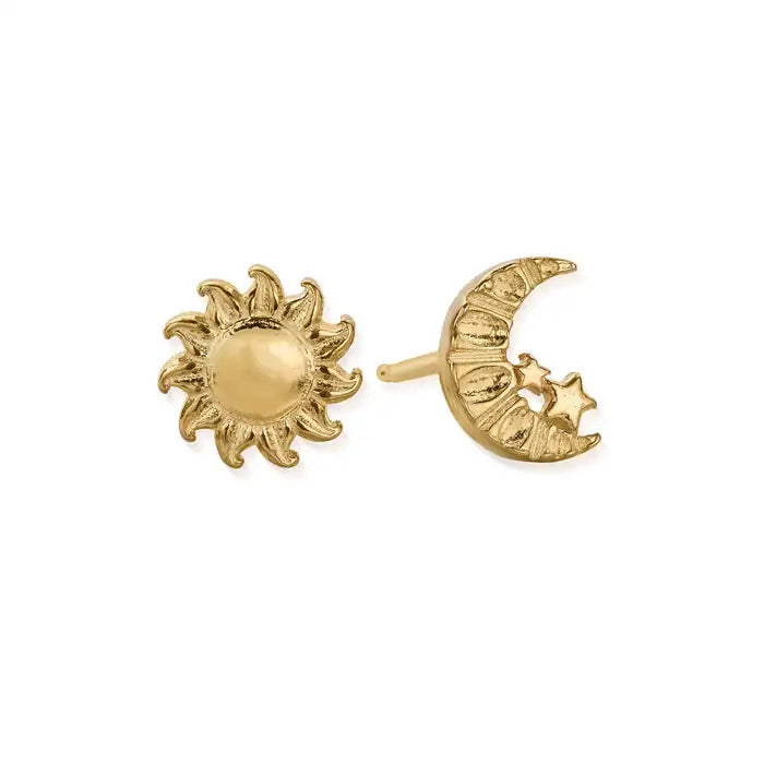 Chlobo Moon And Sun Stud Earrings