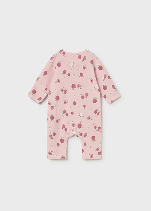 Mayoral Layette Pink Long Onesie Without Footie