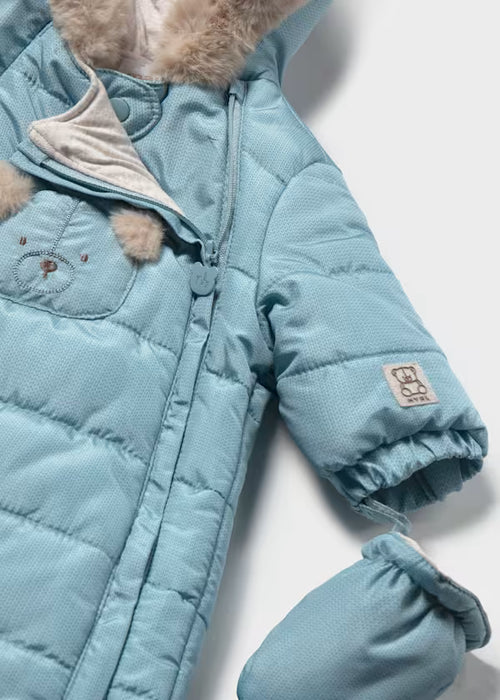 Mayoral Boys Microfibre Overall In Mineral