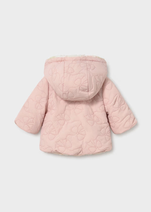 Mayoral Girls Reversible Coat In Nude