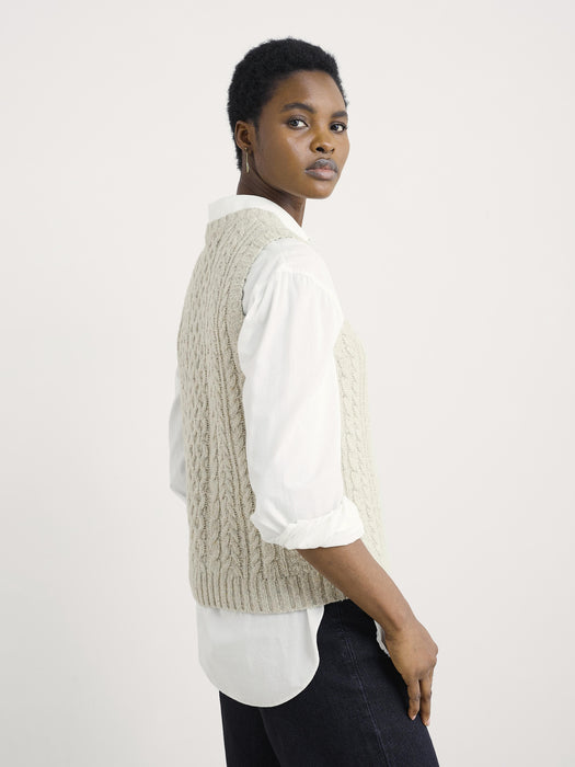 Seasalt Women's Newlyn Vest In Aran