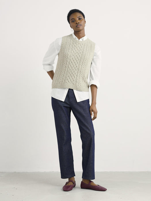 Seasalt Women's Newlyn Vest In Aran