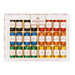 A boxed assortment of Niedergger chocolate tart and milk chocolate pieces in a white gift box with gold trim. The front shows multiple rows of small wrapped pieces in assorted colors including black, blue, green, orange, red, and yellow, with the brand name Niedergger visible on the packaging.