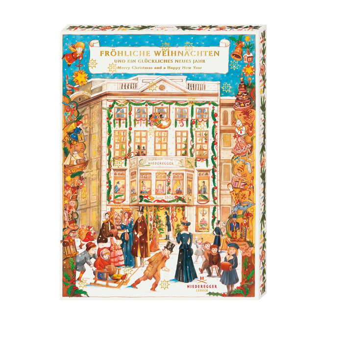 Niederegger Marzipan Loaves Classic Victorian Street Advent Calendar