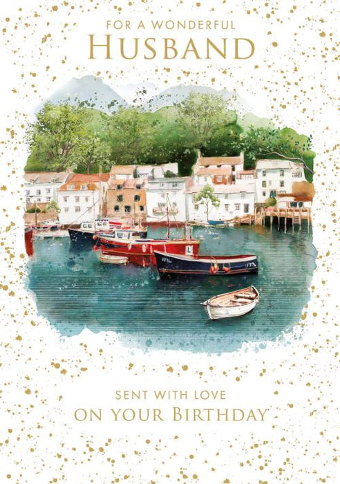 Nigel Quiney 'Happy Birthday Husband' Card