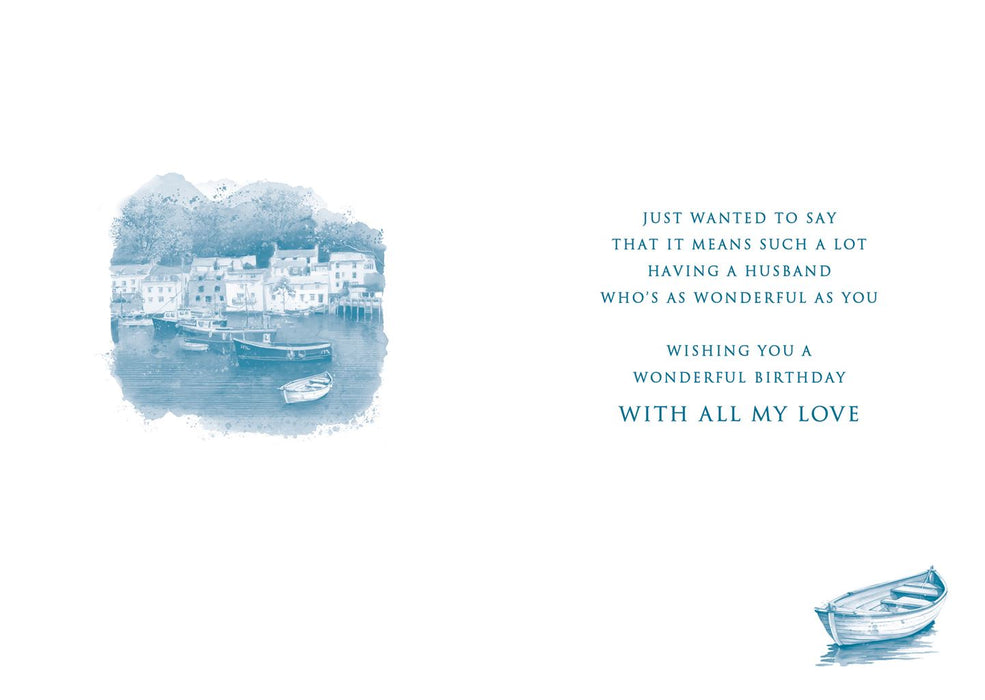 Nigel Quiney 'Happy Birthday Husband' Card