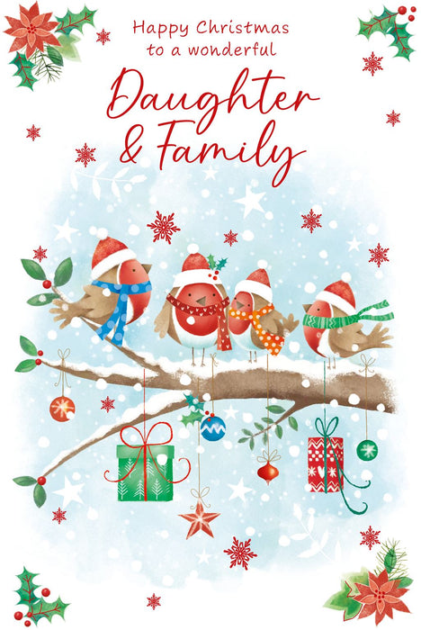 Nigel Quiney 'Happy Christmas To A Wonderful Daughter & Family' Christmas Card