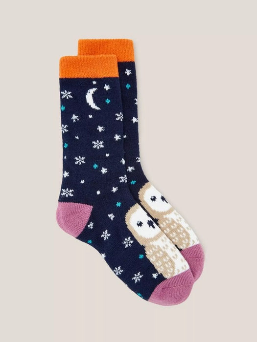 White Stuff Women's Night Owl Cabin Socks