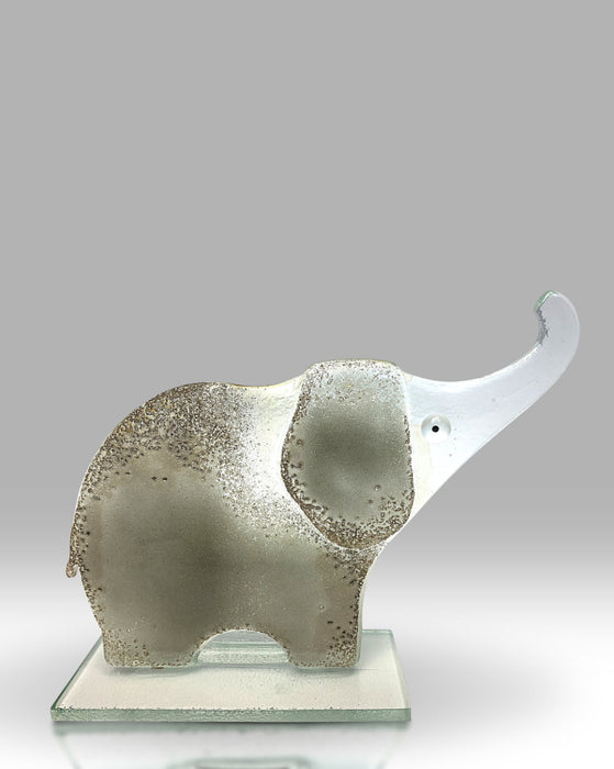 Nobile Glassware Small Grey Elephant