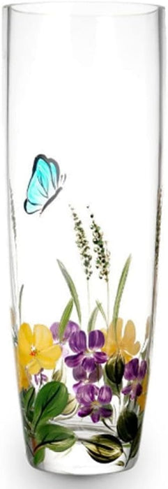 Nobile Glassware Dancing Butterfly Cylinder Vase