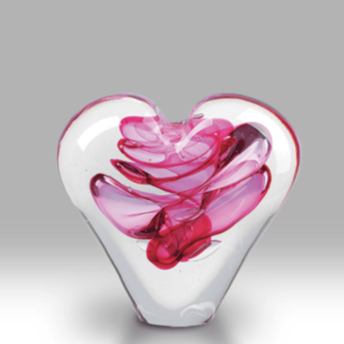 Nobile Glassware Passion Pomegranate Crystal Paperweight