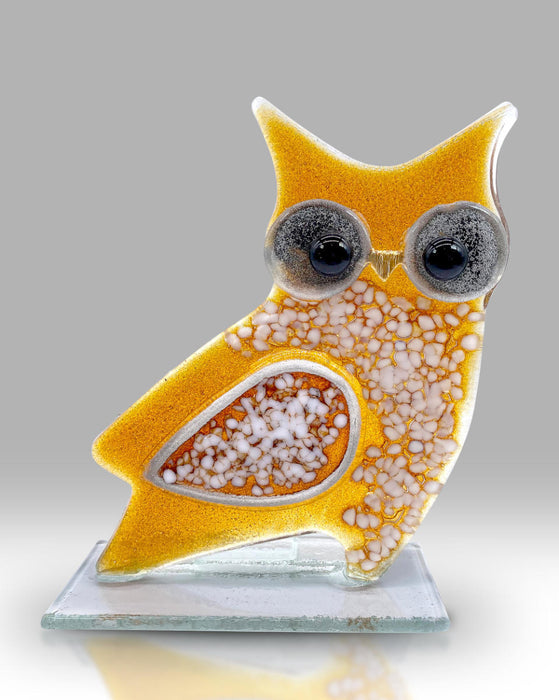 Nobile Glassware Hooty Golden Owl