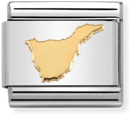 Nomination Classic Gold Relief Travel Tenerife Island Charm
