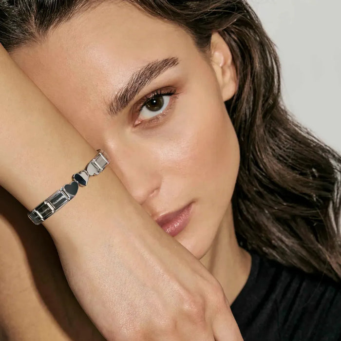 Nomination Trendsetter Stainless Steel 3 Heart Bracelet