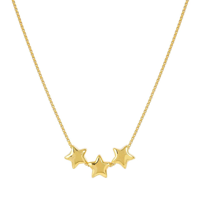 Nomination Armonica Three Stars Gold Necklace