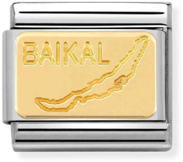 Nomination Classic Gold Travel Lake Baikal Charm