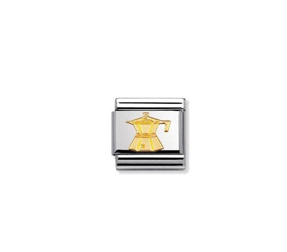 Nomination Classic Gold Daily Life Coffee Pot Charm