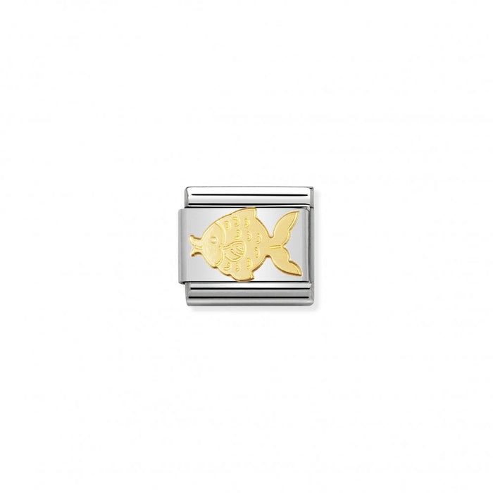 Nomination Classic Gold Animals Fish Charm