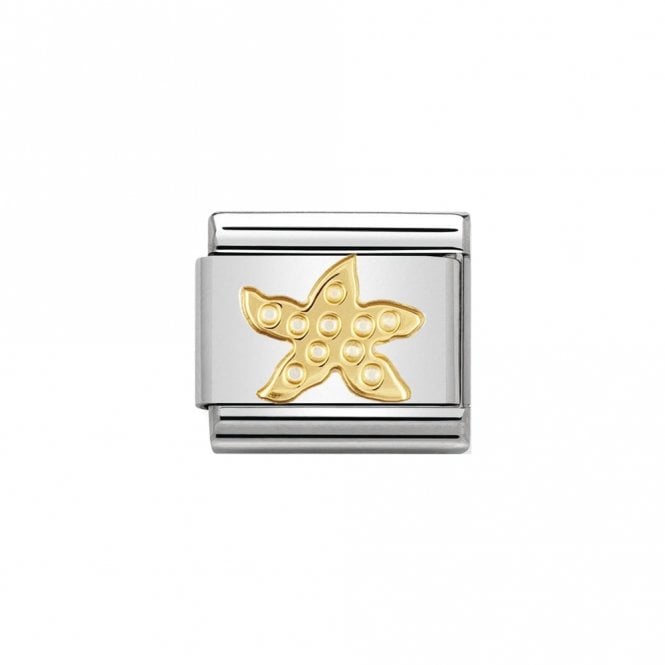 Nomination Classic Gold Animals Starfish Charm