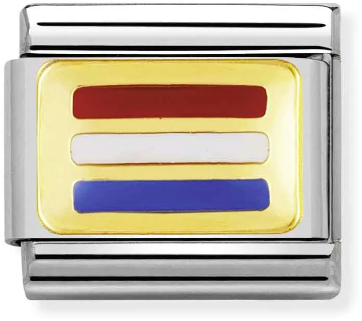 Nomination Classic Gold Europe Flag Luxembourg Charm