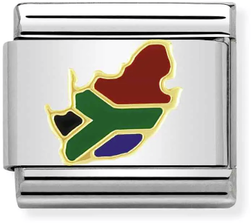 Nomination Classic Gold Geography Symbol Of South Africa Charm