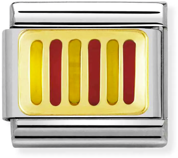 Nomination Classic Gold Europe Flag Catalonia Charm