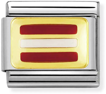 Nomination Classic Gold Europe Flag Austria Charm