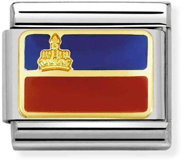 Nomination Classic Gold Europe Flag Lichenstein Charm