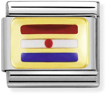 Nomination Classic Gold Europe Flag Croatia Charm