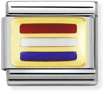 Nomination Classic Gold Europe Flag Holland Charm