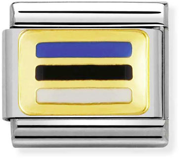 Nomination Classic Gold Europe Flag Estonia Charm