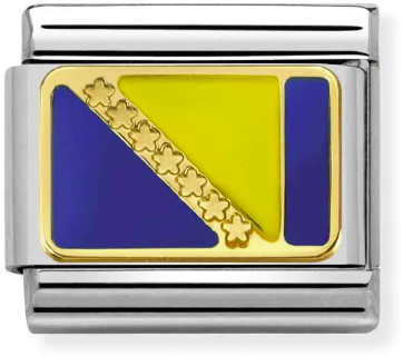 Nomination Classic Gold Europe Flag Bosnia Charm
