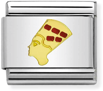 Nomination Classic Gold Country Symbols Egyptian Head Charm