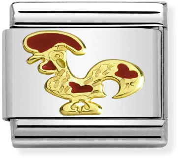 Nomination Classic Gold Country Symbols Galo Barcelo Charm