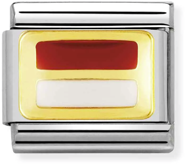 Nomination Classic Gold Europe Flag Monaco Charm