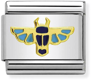 Nomination Classic Gold Country Symbols Egyptian Scarab Charm