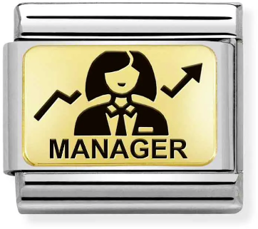 Nomination Classic Gold Hobbies & Dream Job Manager HER Charm