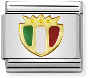 Nomination Classic Gold Sport Italy Shield Charm