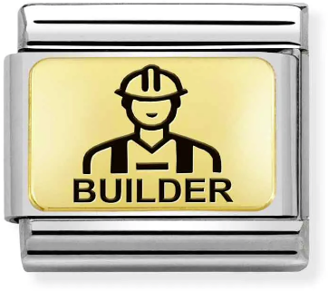 Nomination Classic Gold Hobbies & Dream Job Builder Charm