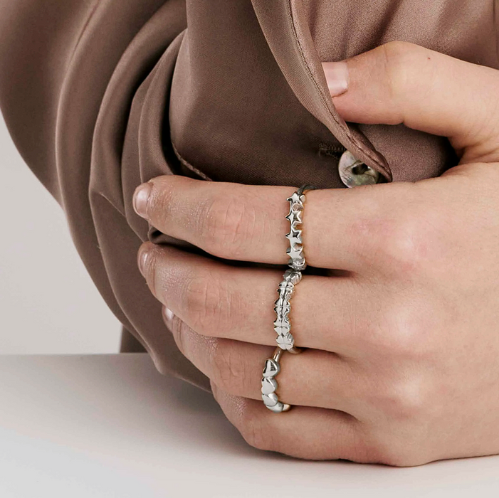 Nomination Armonica Hearts Silver Ring
