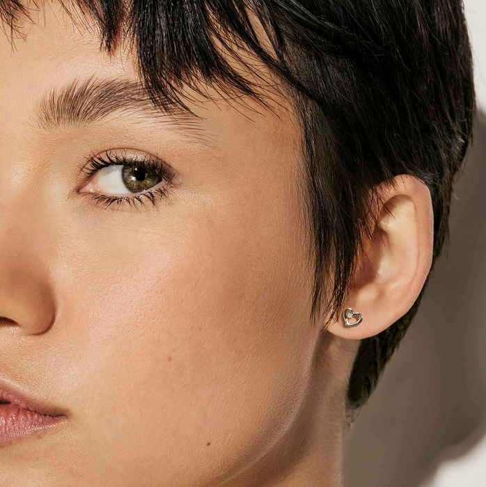Nomination Dream Beats Star With White Stone Gold Earrings