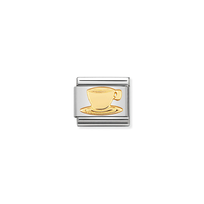 Nomination Classic Gold Daily Life Coffee Cup Charm