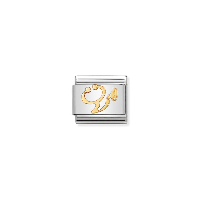 Nomination Classic Gold Daily Life Stethoscope Charm