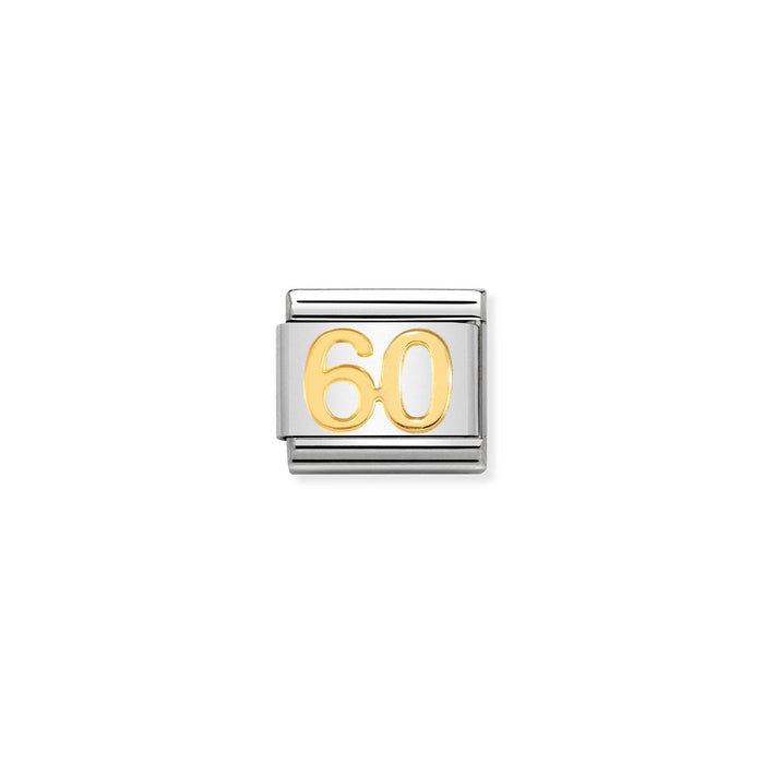 Nomination Classic Gold Numbers 60 Charm