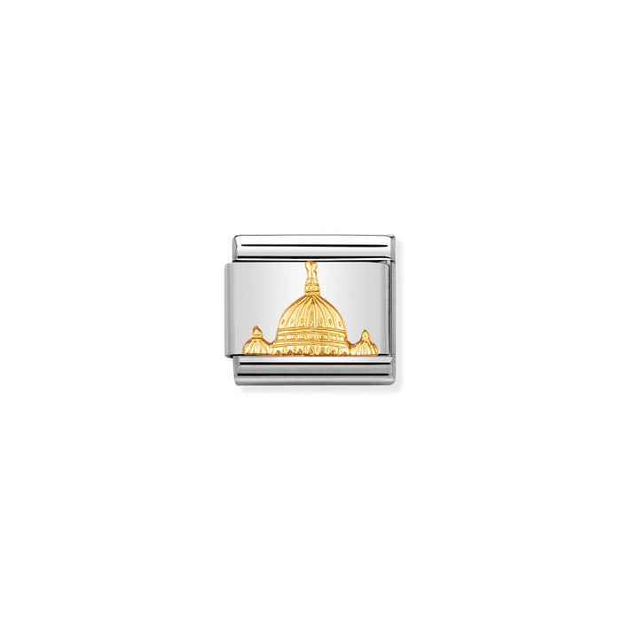 Nomination Classic Gold Relief Monuments St Peter's Basilica Charm