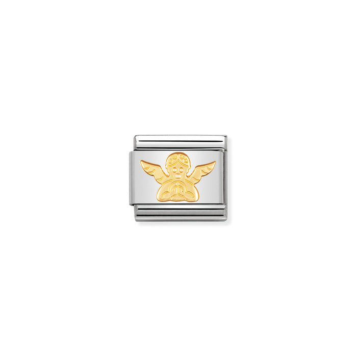 Nomination Classic Gold Religious Angel Charm
