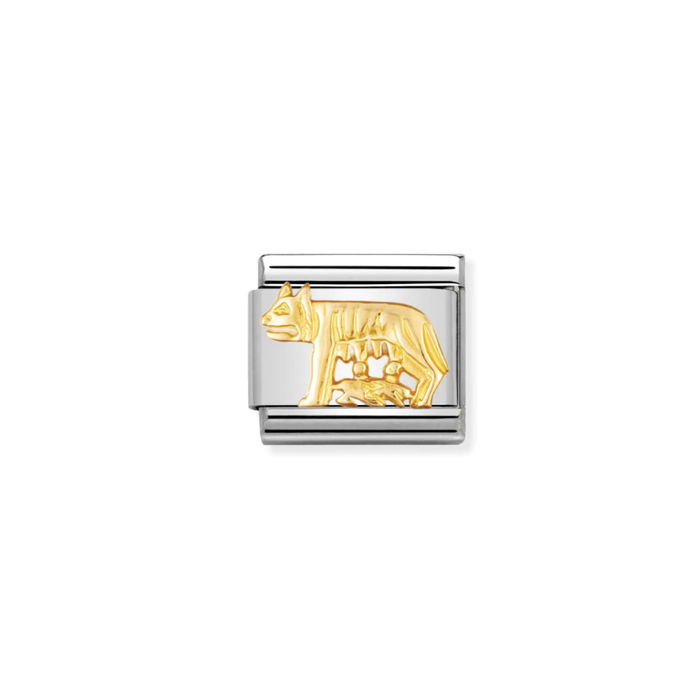 Nomination Classic Gold She Wolf Charm